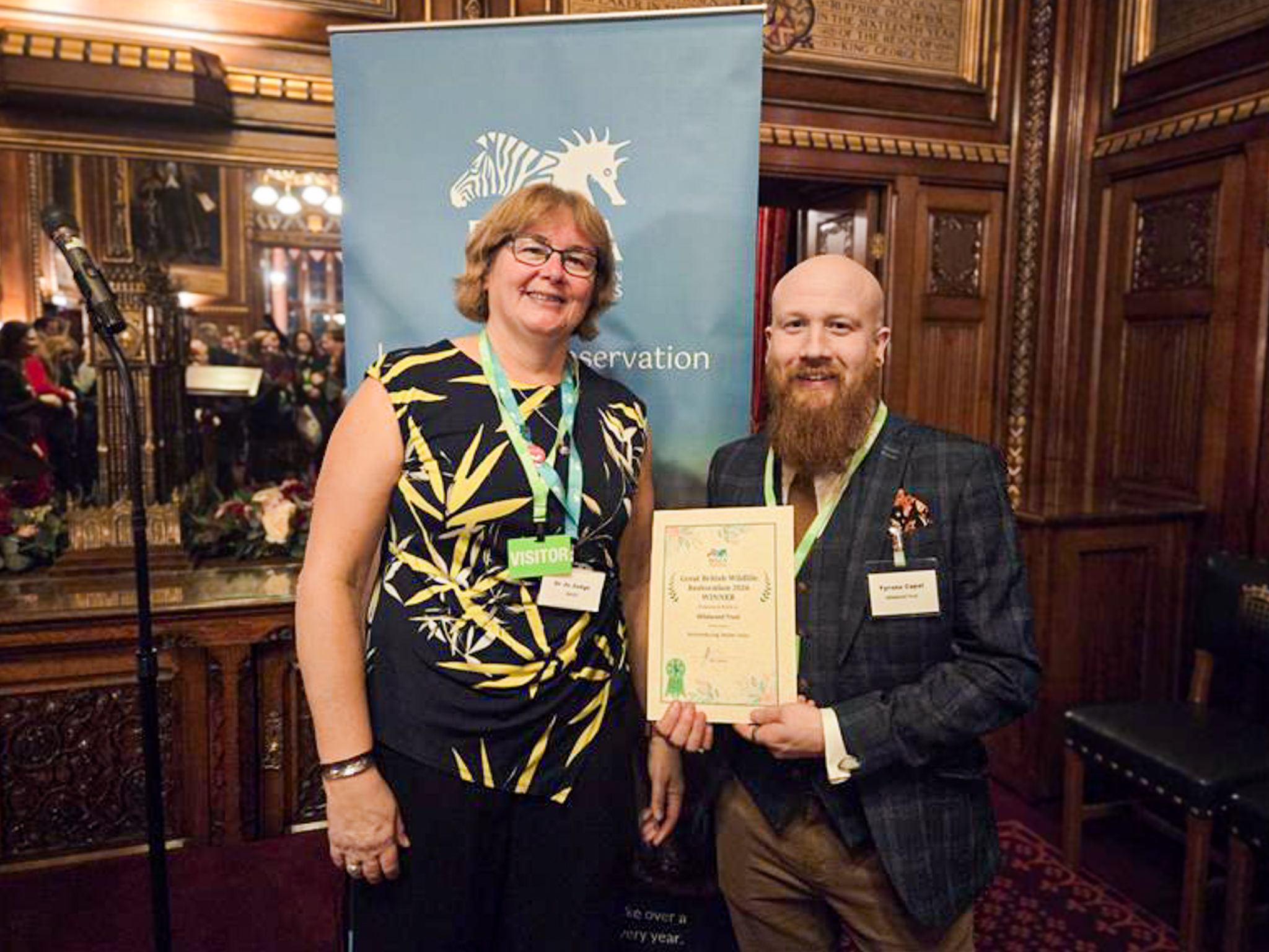 BIAZA IMAGE TYRONE CAPEL & DR JO JUDGE