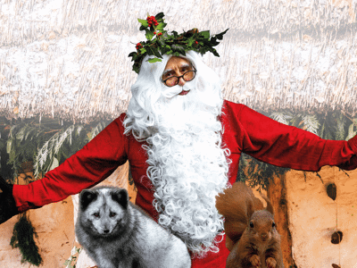 Earth Santa Mailer Animals Min